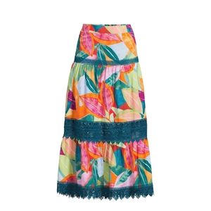 New With tags maxi skirt in floral print